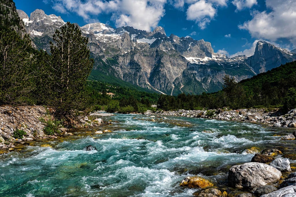 Parque Nacional Theth, na Albânia. SzymonBartosz/iStock/Getty Images