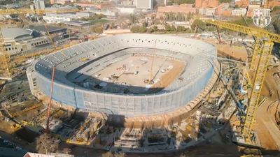 VÍDEO: Barcelona revela ponto de situação nas obras no Camp Nou - TVI