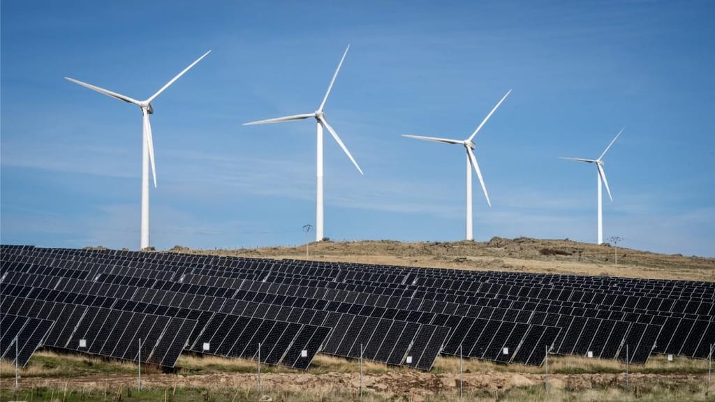 Projeto híbrido eólico-solar em Espanha da EDP Renováveis (foto: divulgação)