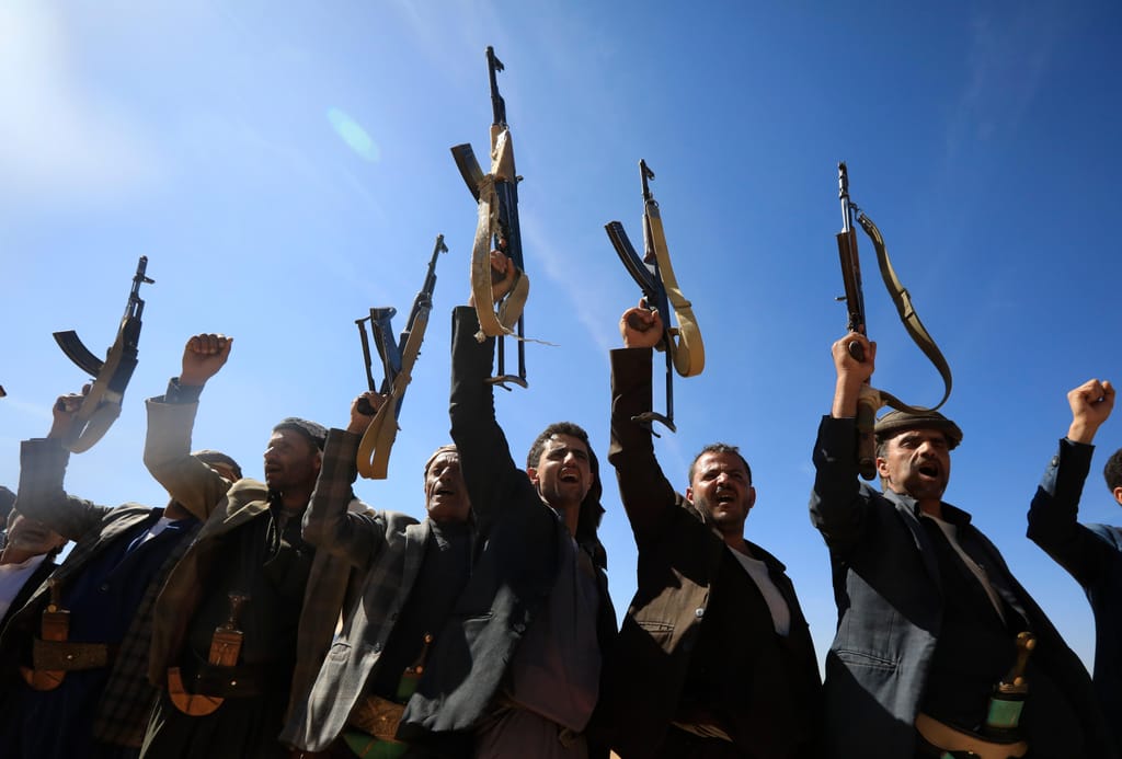Membros dos Houthis (EPA/YAHYA ARHAB)