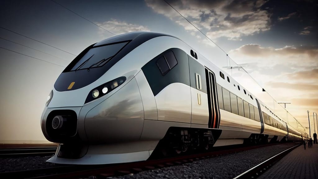 Comboio de alta velocidade - imagem ilustrativa (foto: Vecstock/Freepik)