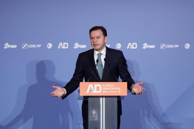 Meta de crescimento da AD "é um bocadinho arriscada, mas o país precisa de arriscar", diz Montenegro - TVI