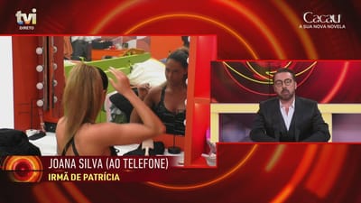 Joana, irmã gémea de Patrícia Silva ao telefone sobre Miguel Vicente: «O jogo fala mais alto» - Big Brother