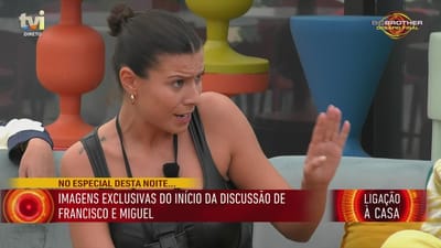 Márcia Soares revolta-se com Miguel Vicente: «É óbvio e básico o que estás aqui a fazer!» - Big Brother