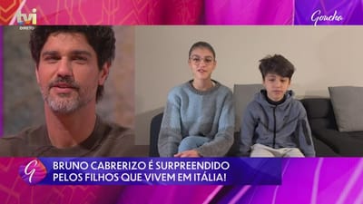 Bruno Cabrerizo é surpreendido pelos filhos e fica em lágrimas - TVI