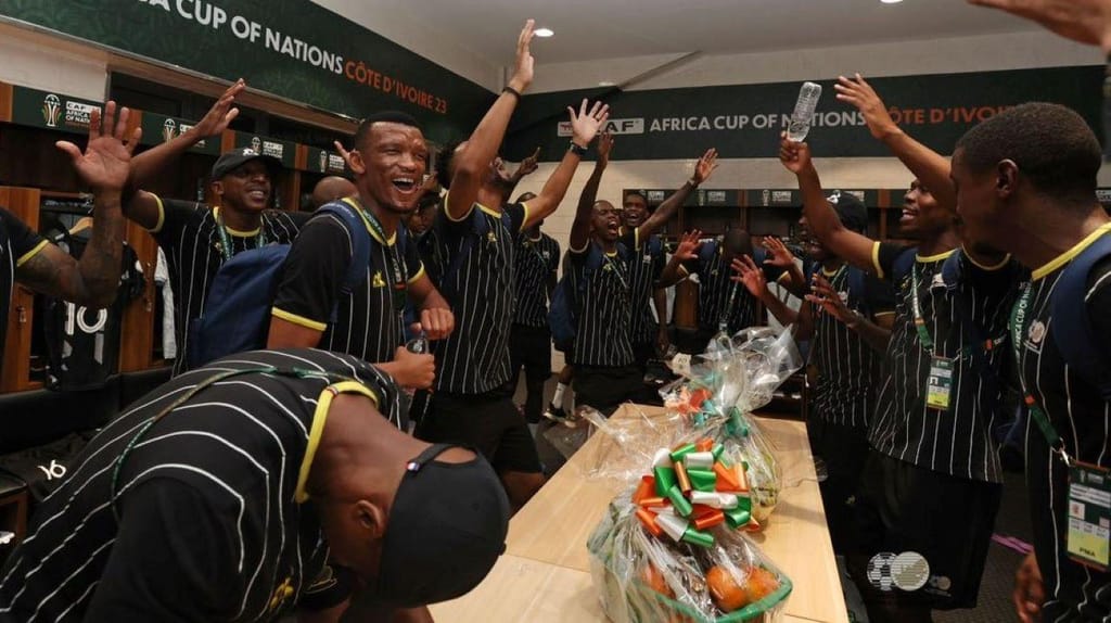 Seleção da África do Sul (foto: @BafanaBafana)