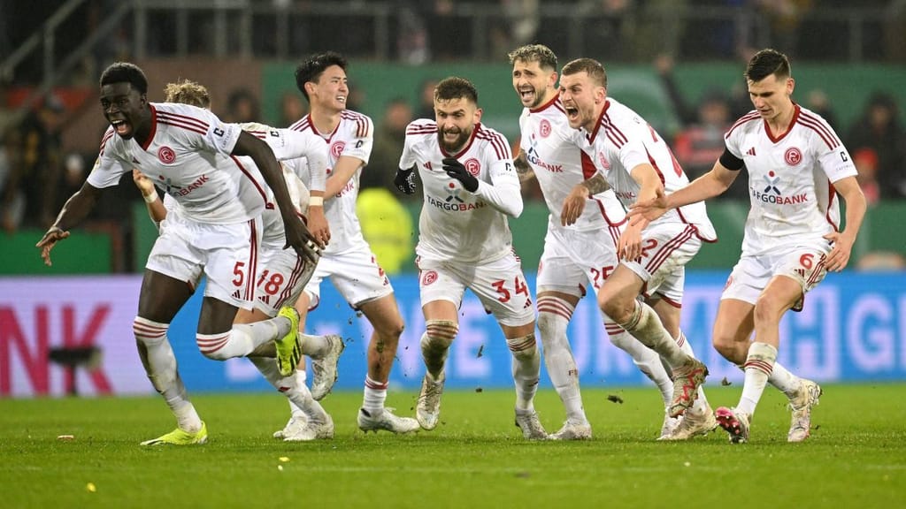 Dusseldorf regressa às meias-finais da Taça da Alemanha, 28 anos depois
