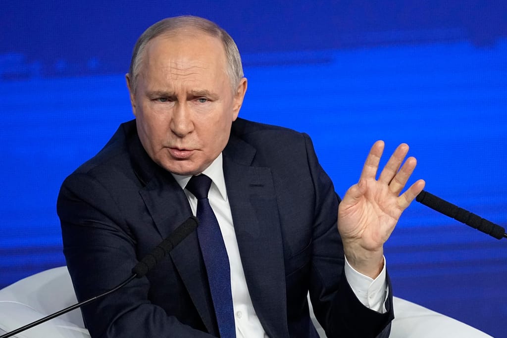 Presidente da Rússia, Vladimir Putin (EPA)