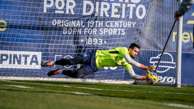 FC Porto: Diogo Costa em tratamento na véspera do V. Guimarães - TVI