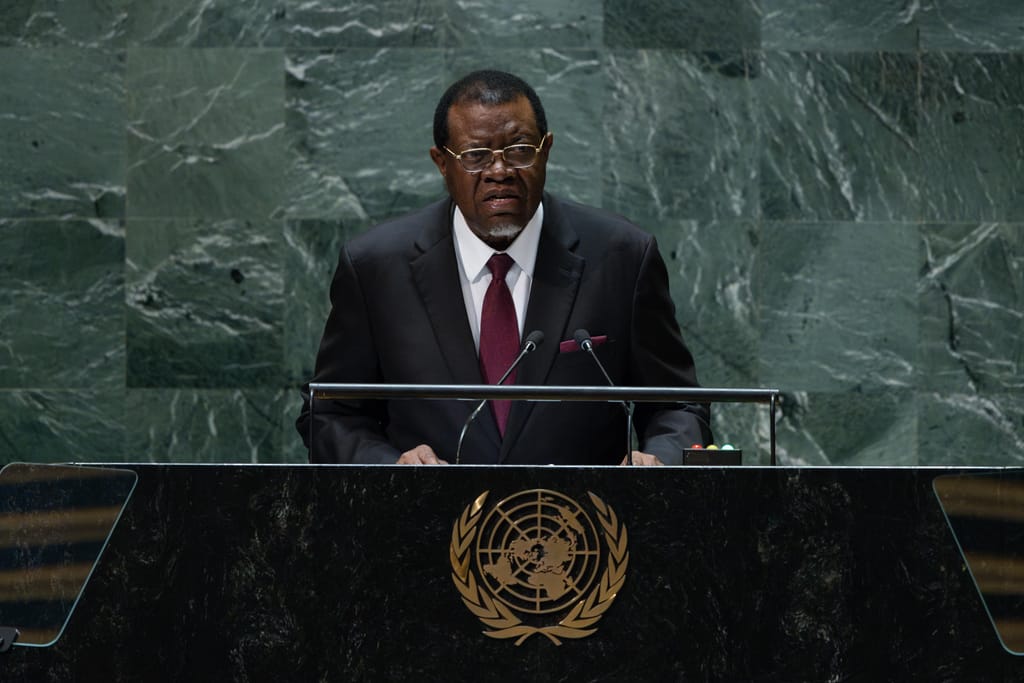 Presidente da Namíbia Hage Geingob morre aos 82 anos (EPA)