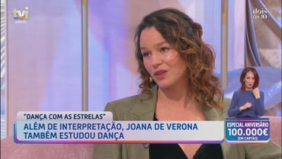 Dança com as Estrelas: a atriz Joana de Verona deixou a competição no sábado! - TVI