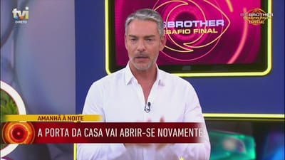 Cláudio Ramos anuncia: «Amanhã a porta da casa volta a abrir-se, com uma surpresa que não está à espera» - Big Brother
