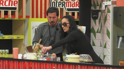 Vina Ribeiro critica comida que Carlos Sousa comeu: «Miguel dois» - Big Brother