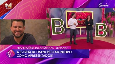 Goucha soma elogios à estreia de Francisco Monteiro como apresentador do Big Brother! - TVI