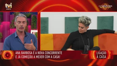 Cláudio Ramos questiona Ana Barbosa: «Como foi a receção?». Veja a resposta! - Big Brother