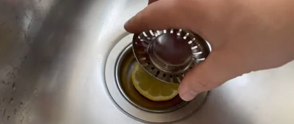 Limão no lava-louças