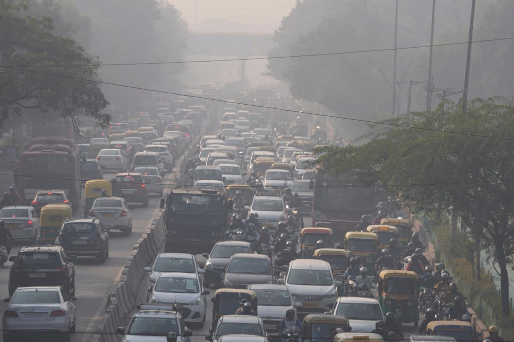 Poluição atmosférica em toda a Ásia (Associated Press)