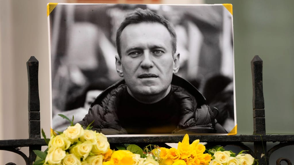 Homenagens a Alexei Navalny (Associated Press)