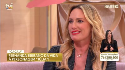 Fernanda Serrano admite: «Sou muita chata no início, acho sempre que falta qualquer coisa» - TVI