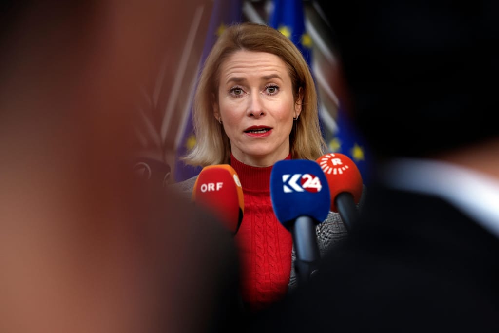 Primeira-ministra da Estónia, Kaja Kallas (Associated Press)