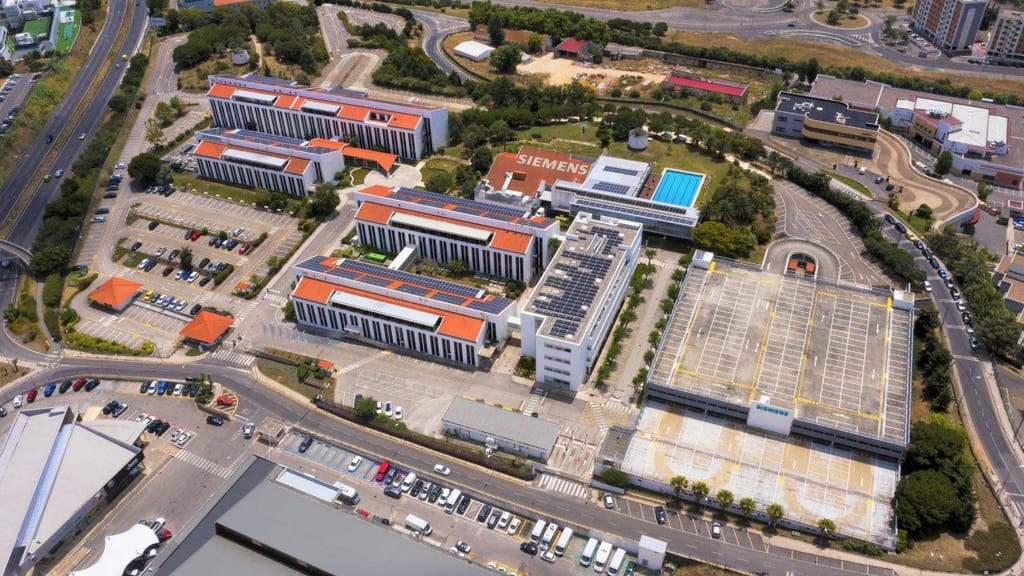 Campus sustentável na sede da Siemens Portugal (foto: divulgação)