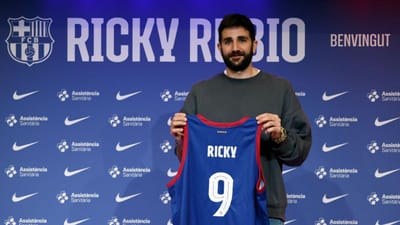 Ricky Rubio apresentado no Barça: «Estive na escuridão, mas consegui sair dela» - TVI