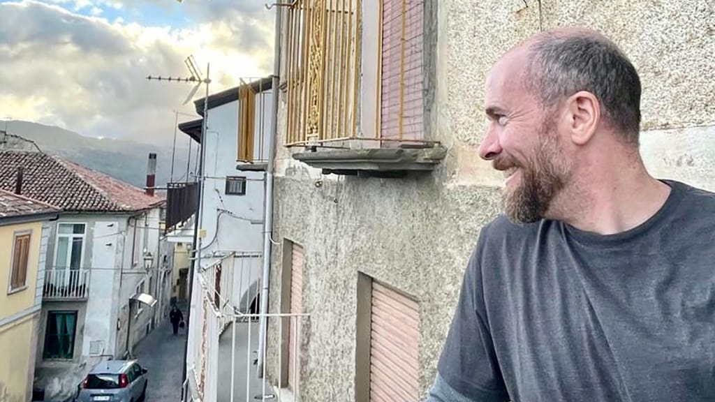 Joshua Shapiro comprou um apartamento em Latronico, na região de Basilicata, no sul de Itália. Cortesia de Joshua Shapiro