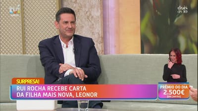 Rui Rocha conta episódio hilariante com filho: «Eu já lhe pedi desculpa muitas vezes» - TVI