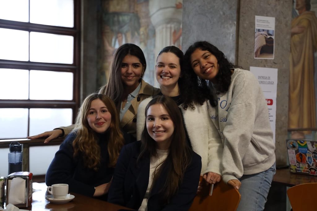 Estudantes de jornalismo (FOTO: Joana Moser)