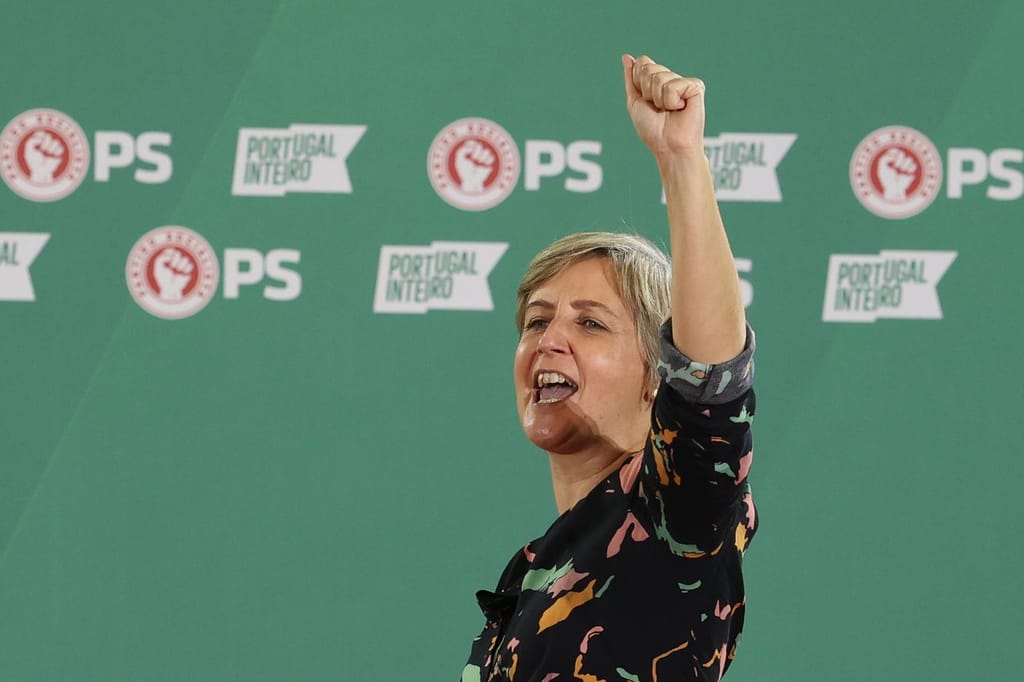 Marta Temido na campanha do PS em Lisboa (Lusa)