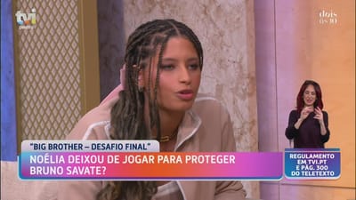 Soraia Moreira sobre Noélia e Savate: «Eu acho que são uma grande dupla» - Big Brother