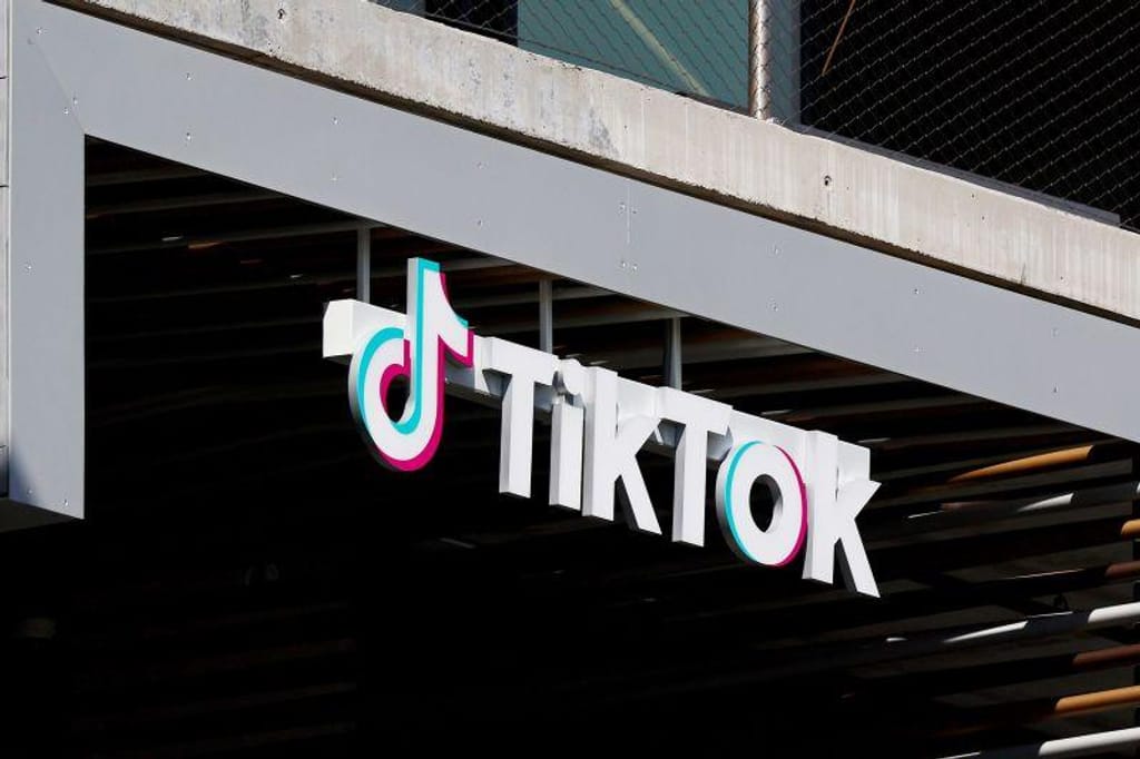 Escritório do TikTok em Culver City, Califórnia, nos Estados Unidos. Mario Tama/Getty Images