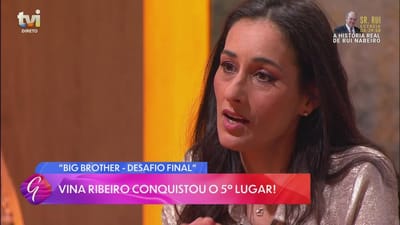 Vina Ribeiro sobre a sua situação de trabalho atual: «Sabe que o programa era para ter durado cinco semanas...» - Big Brother