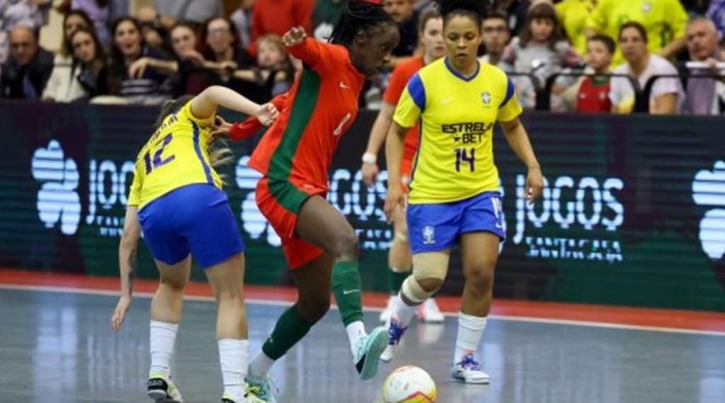 Futsal feminino: Brasil vence Portugal num jogo com final emocionante - CNN  Portugal