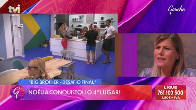 Confrontada com questão de internauta sobre Bruno Savate, Noélia reage: «Sempre defendi o meu amigo» - Big Brother