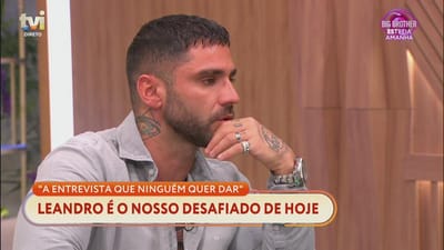 «Voltavas a entrar num reality show?» Leandro responde - Big Brother