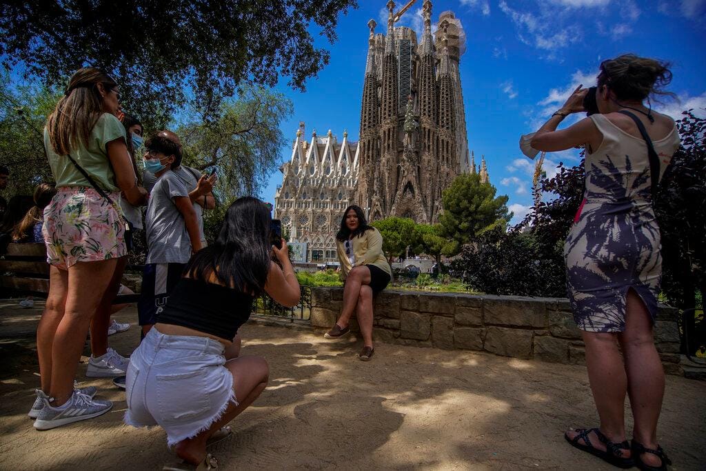 Sagrada Família em Barcelona (ver crédito na foto)