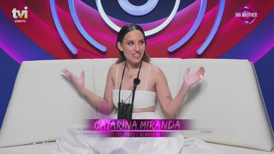 A cara muito expressiva de Catarina Miranda ao ver Ilona pela primeira vez - Big Brother