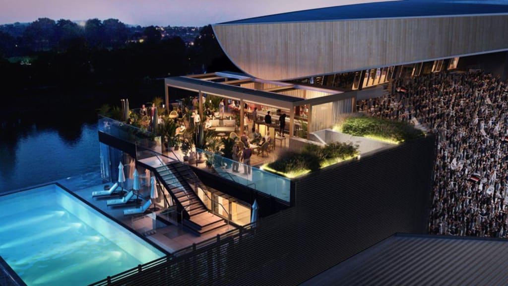 Estádio do Fulham vai ter terraço com piscina