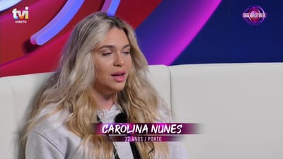 «Estou sempre ali no meio» Carolina Nunes desabafa com «Big» sobre o triângulo amoroso - Big Brother
