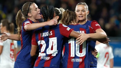Champions feminina: Barcelona em velocidade cruzeiro alcança «meias» - TVI