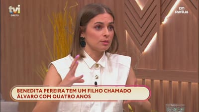 Benedita Pereira confirma que casou em segredo: «Não era para ser segredo» - TVI