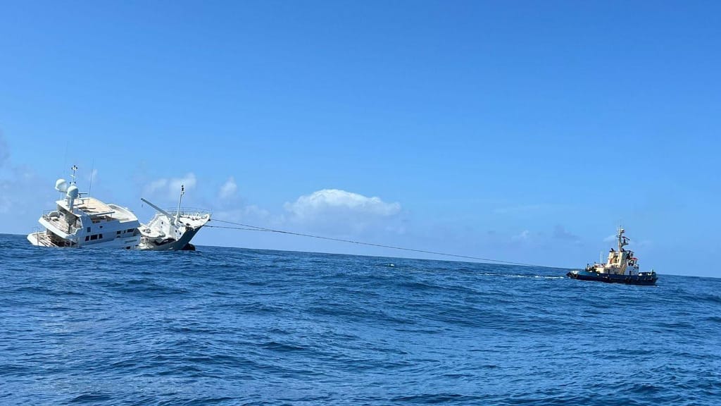 Marinha assiste família a bordo de navio ao largo de Sines