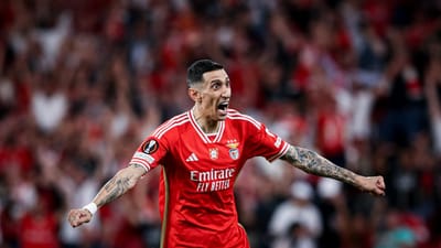 Benfica: Di María vence o prémio de golo da semana da Liga Europa - TVI