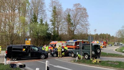 Filhos de Kane envolvidos em acidente de viação em Munique - TVI