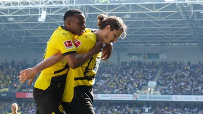 Alemanha: Dortmund vence Monchengladbach e segue na luta por lugar de Champions - TVI