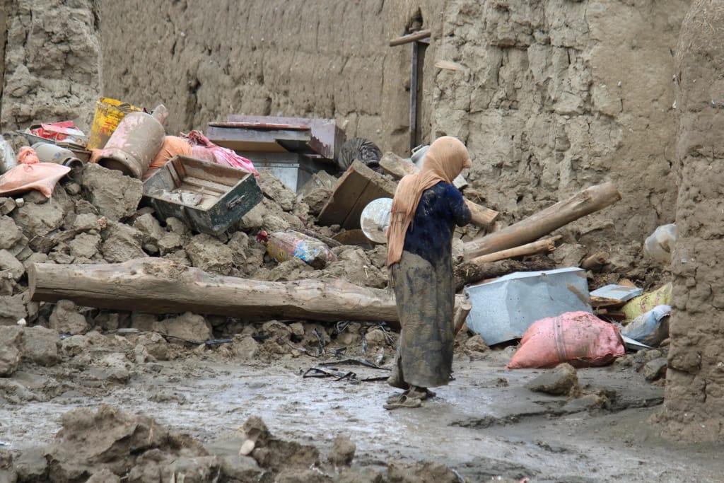 Chuvas no Afeganistão (Associated Press)