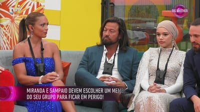 A decisão que deixou todos surpreendidos: Catarina Sampaio escolheu Fábio Caçador para ficar em perigo - Big Brother
