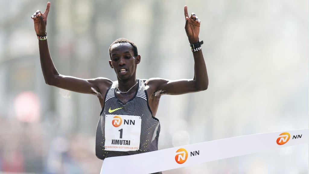 Maratonista Marius Kimutai (MARCO DE SWART/AFP)