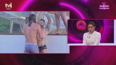 Inédito! As primeiras imagens do duche sensual entre Gabriel Sousa e David Maurício - Big Brother